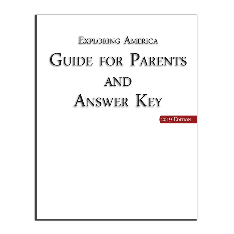 Exploring America Guide for Parents and Answer Key (4th Edition, Clearance)