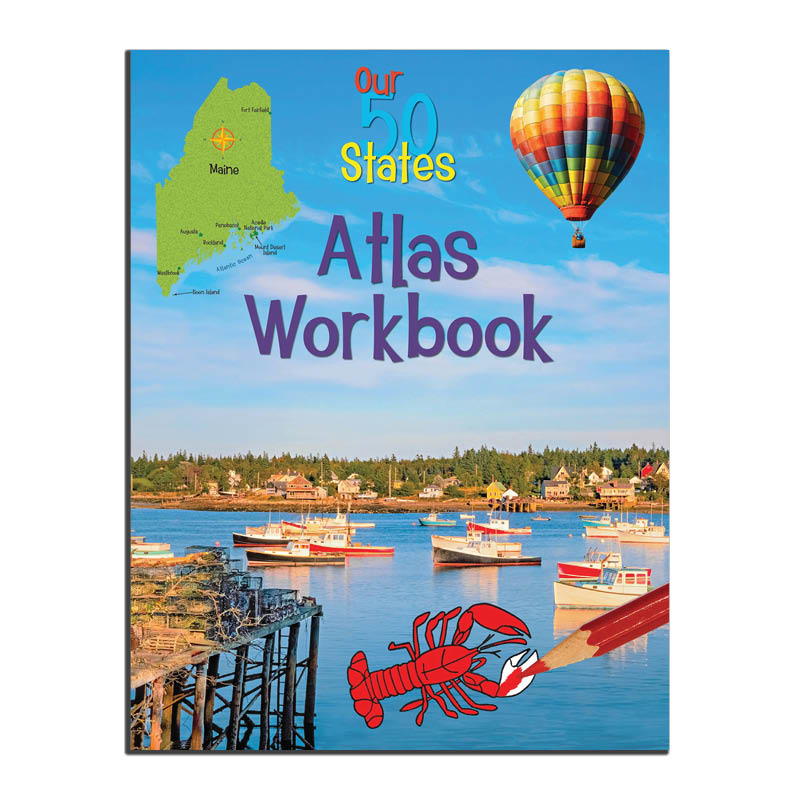 [O50SAWC] Our 50 States Atlas Workbook (Clearance)