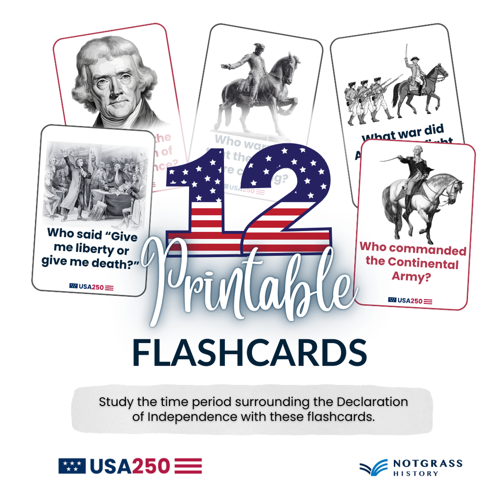 Fast Facts Flashcards About the American Revolution | Landing Pages